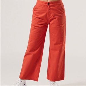 Pact Organic Woven Wide Leg Pants - Charcoal Grey